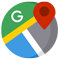 google maps location print design
